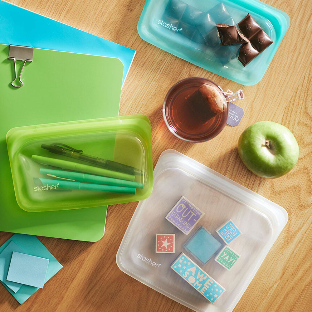 73061-stasher-355ml-19cm-silicone-snack-bag-reusable-food-storage-aqua