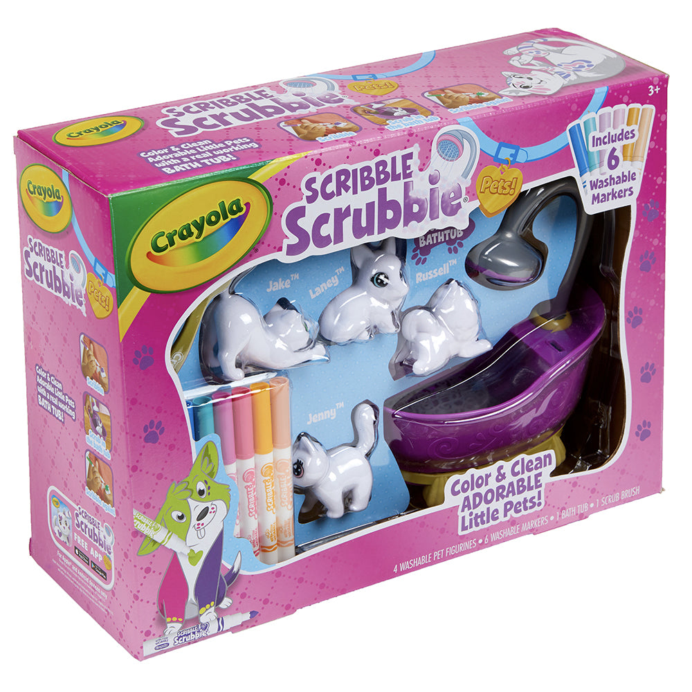 747442-12pc-crayola-scribble-scrubbie-bath-tub-playset-w-markerrs-toy-pets-kids-3y