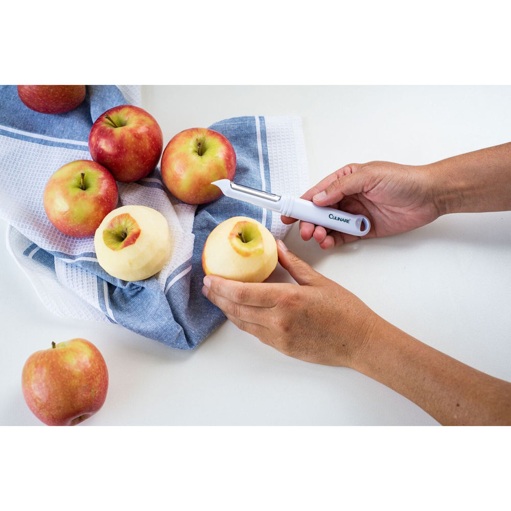 7515-culinare-stainless-steel-plastic-swivel-peeler-white