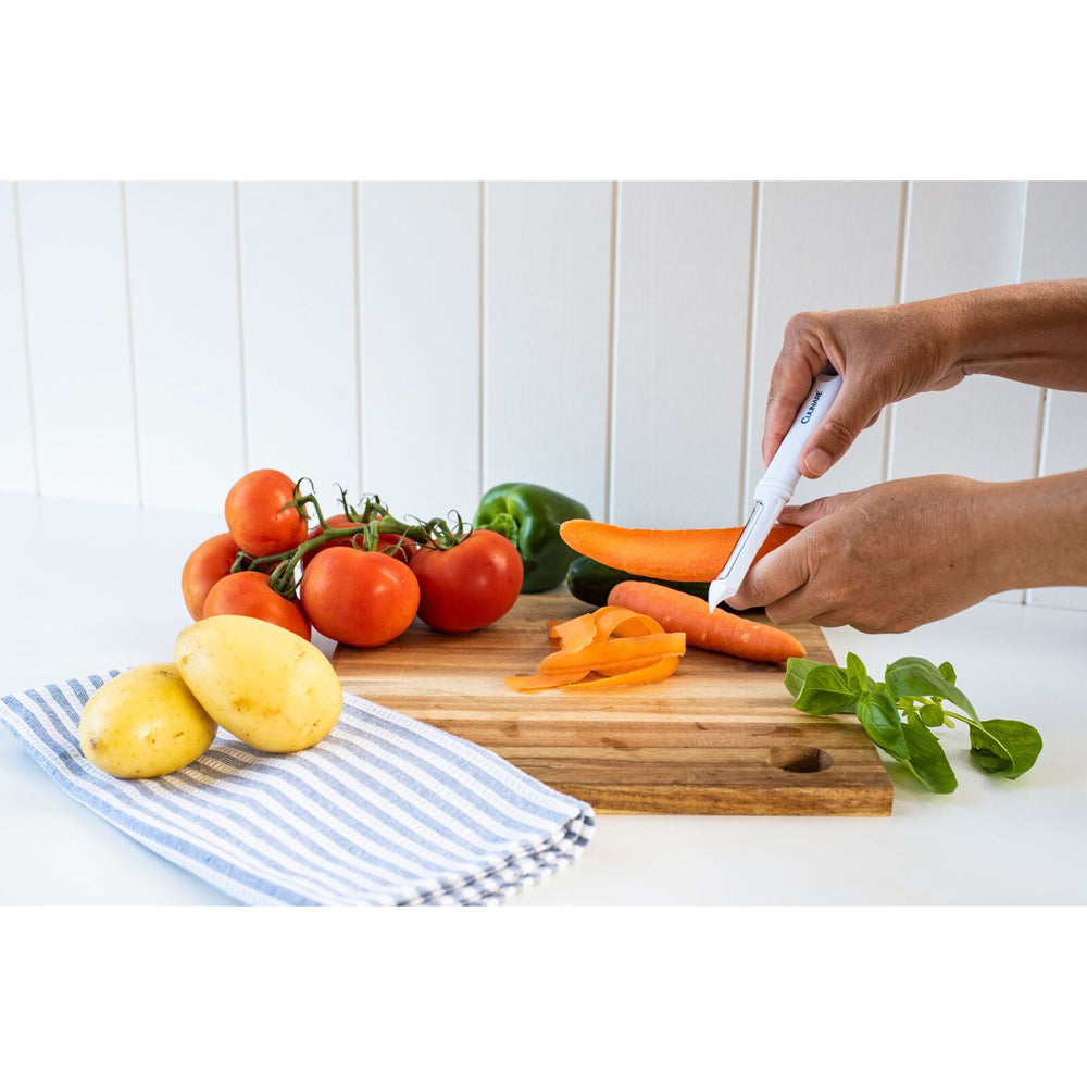7515-culinare-stainless-steel-plastic-swivel-peeler-white