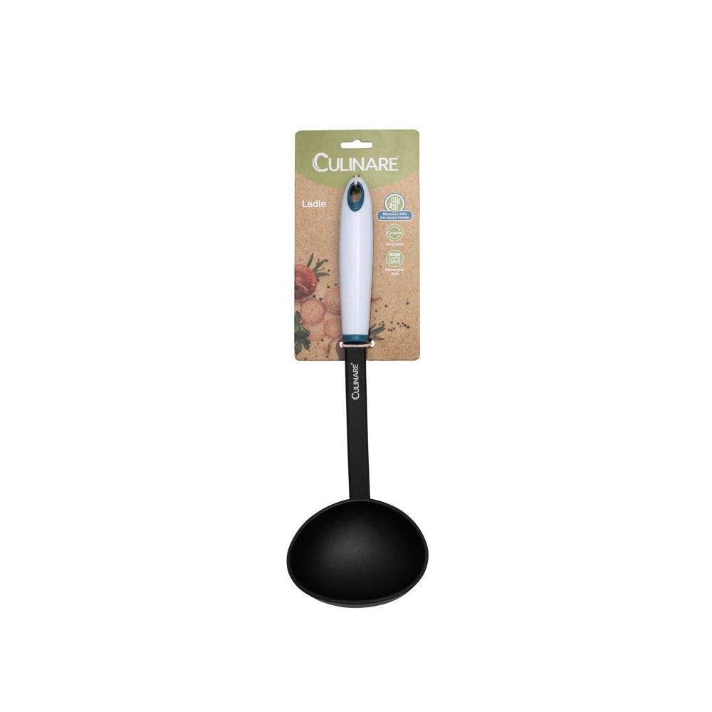 7850-culinare-bio-plastics-31cm-nylon-soup-ladle-white