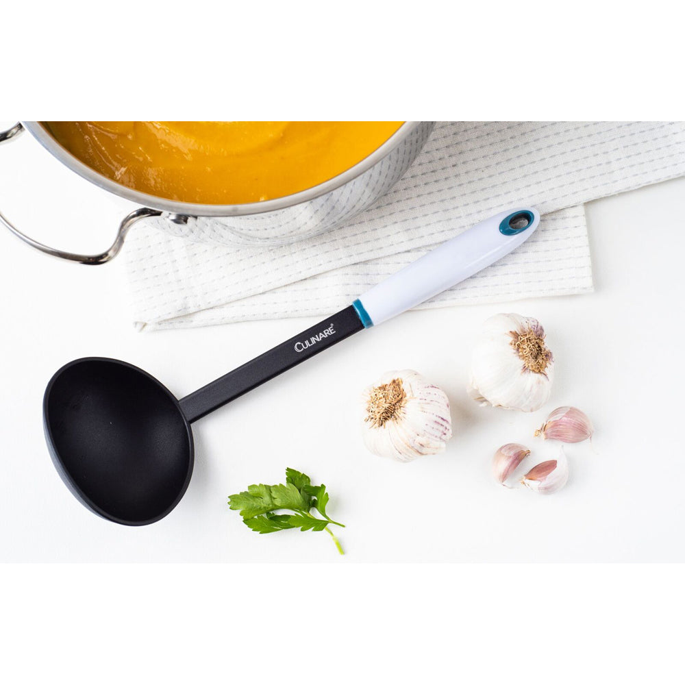 7850-culinare-bio-plastics-31cm-nylon-soup-ladle-white