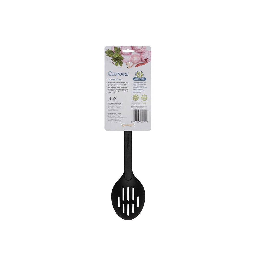 7852-culinare-bio-plastics-32cm-nylon-slotted-spoon-white