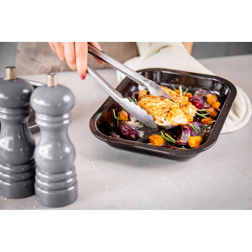 81252-mastercraft-pro-vitreous-27x21cm-enamel-roasting-pan-black