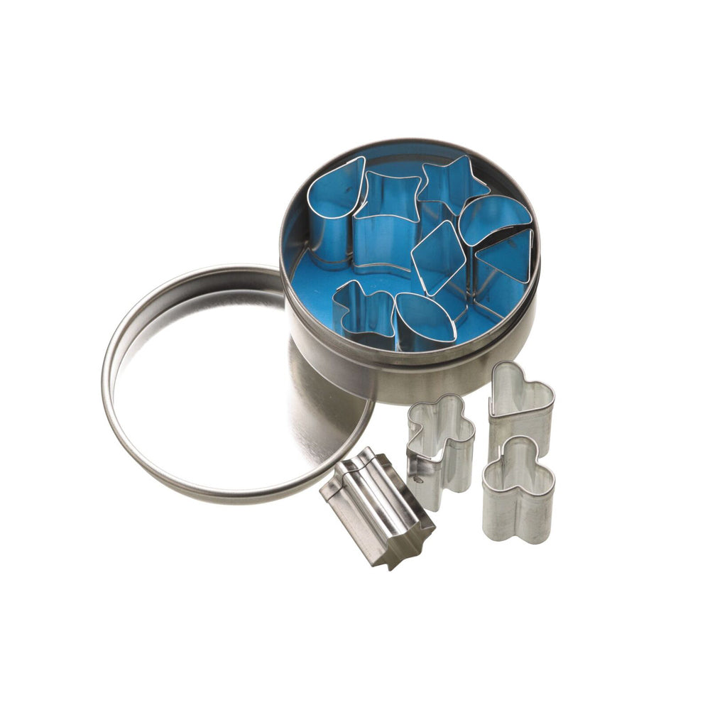 81332-12pc-mastercraft-mini-cookie-biscuit-metal-cutters-in-tin-set-silver