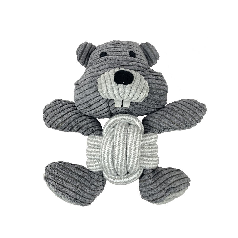 81481-rosewood-animal-plush-w-knot-ball-pet-dog-outdoor-fun-play-toy-grey-assort
