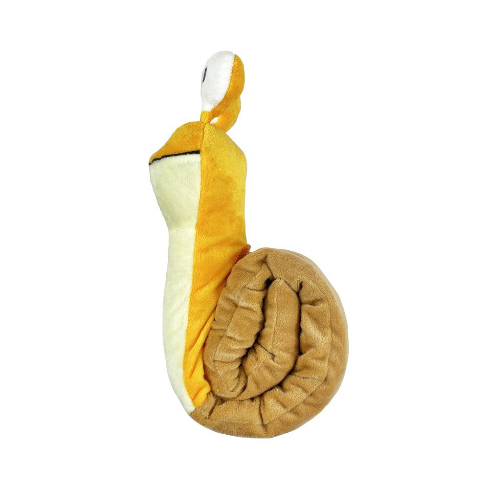 82209-rosewood-snail-rolled-soft-plush-pet-dog-training-activity-toy-fun-play-yellow