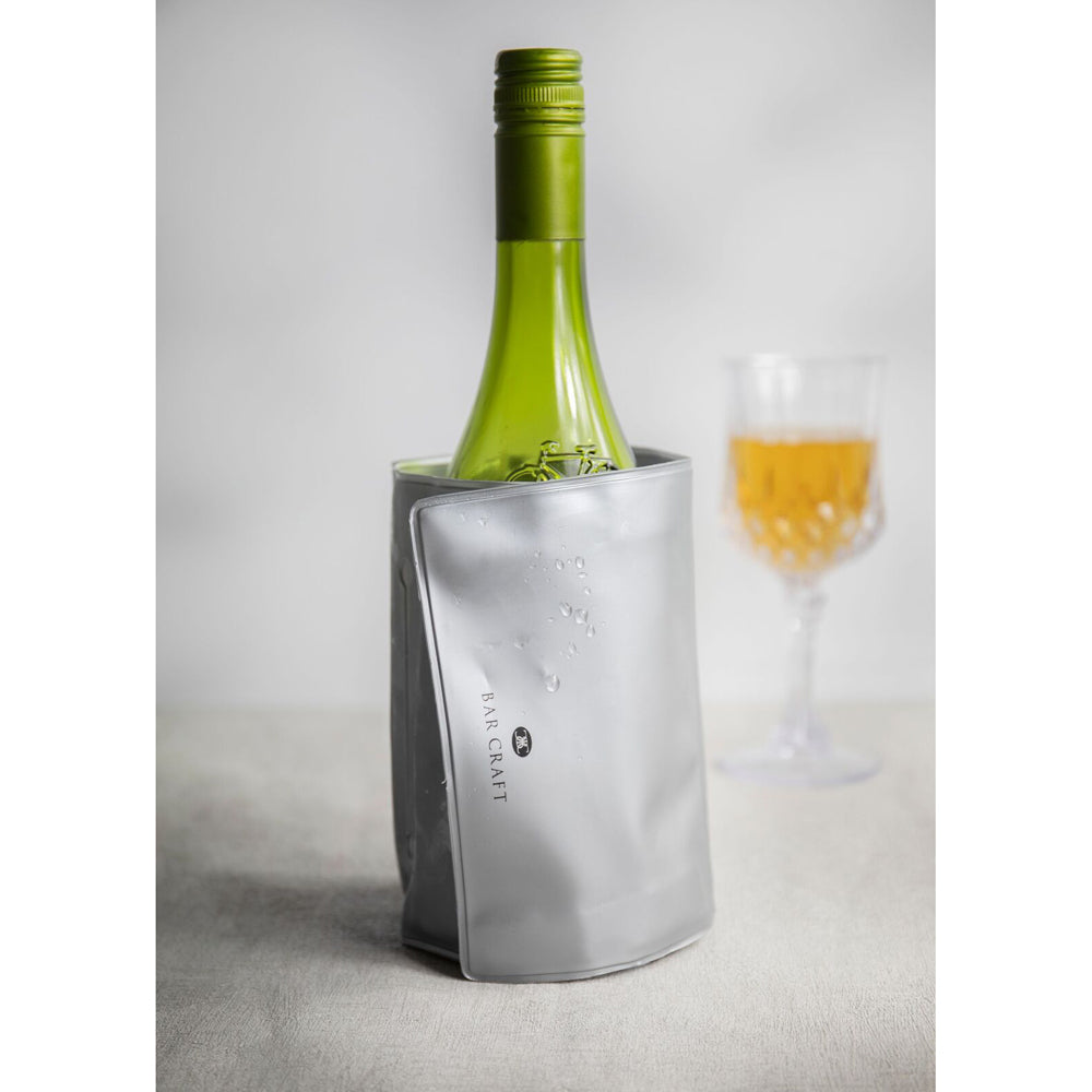 82226-barcraft-adjustable-18-5cm-wrap-around-wine-cooler-silver