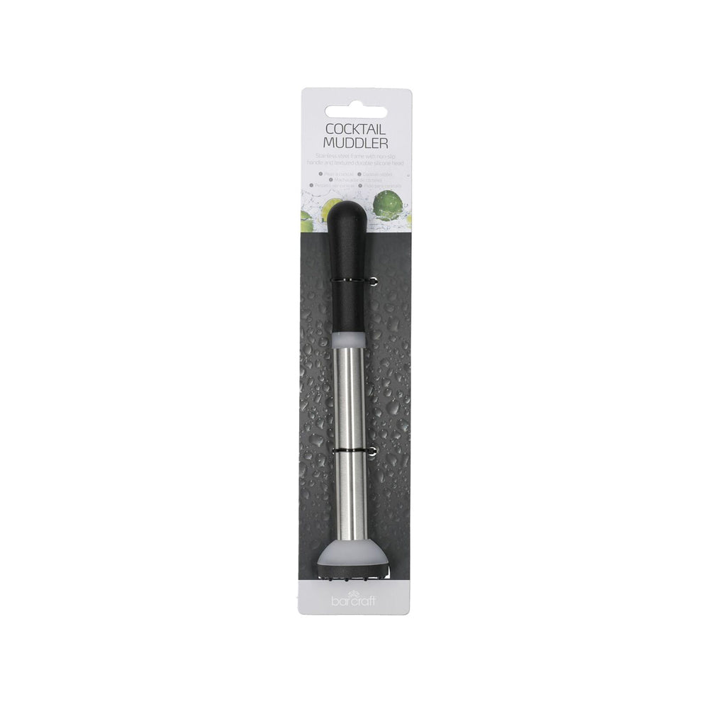 82310-barcraft-stainless-steel-21cm-cocktail-muddler-silver