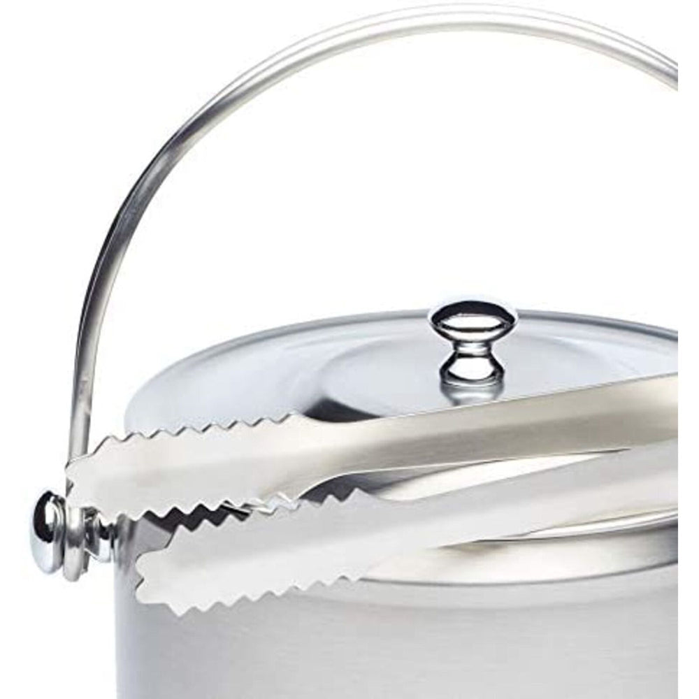82370-barcraft-stainless-steel-ice-bucket-w-lid-tongs-silver