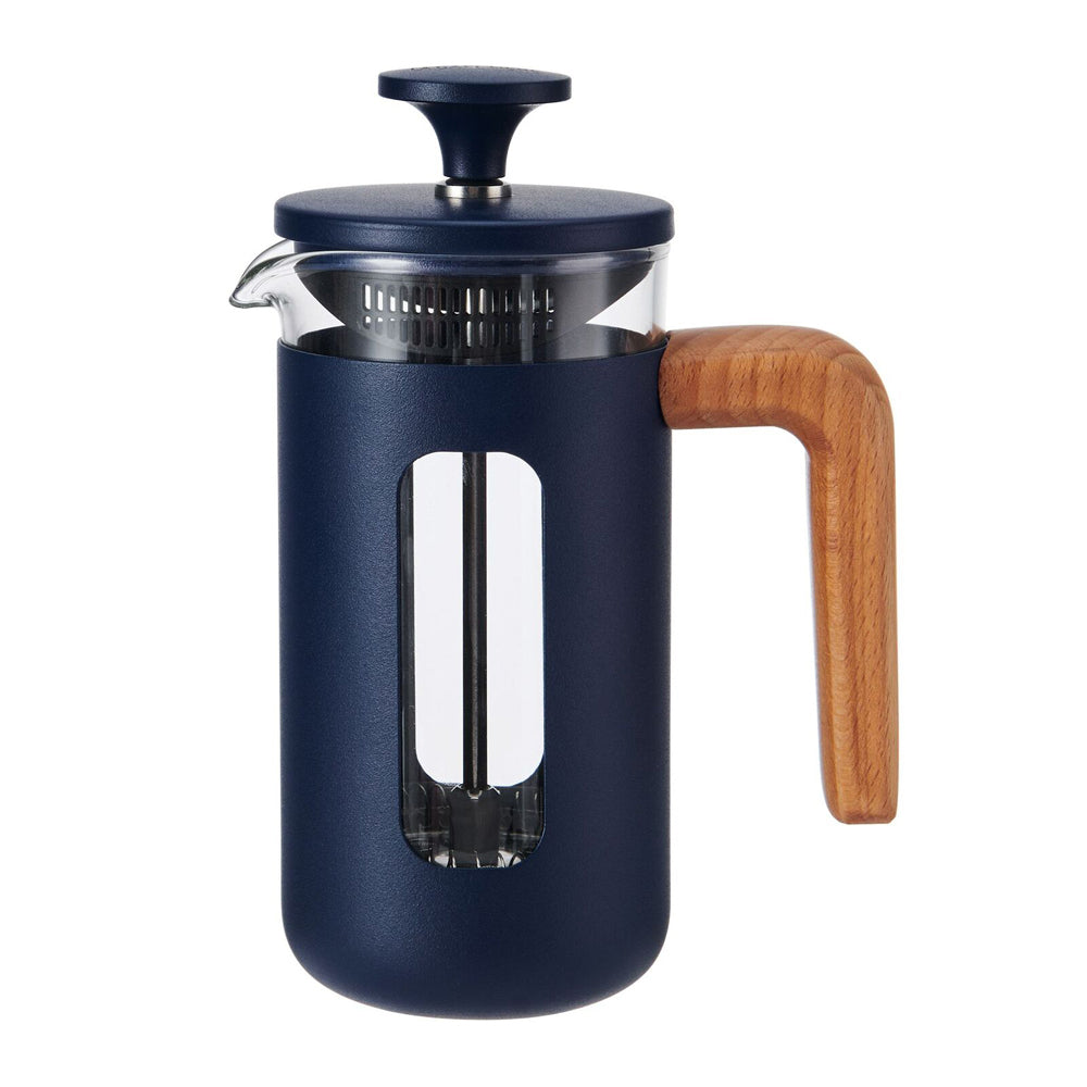 83235-la-cafetiere-pisa-3-cup-350ml-stainless-steel-glass-french-press-navy