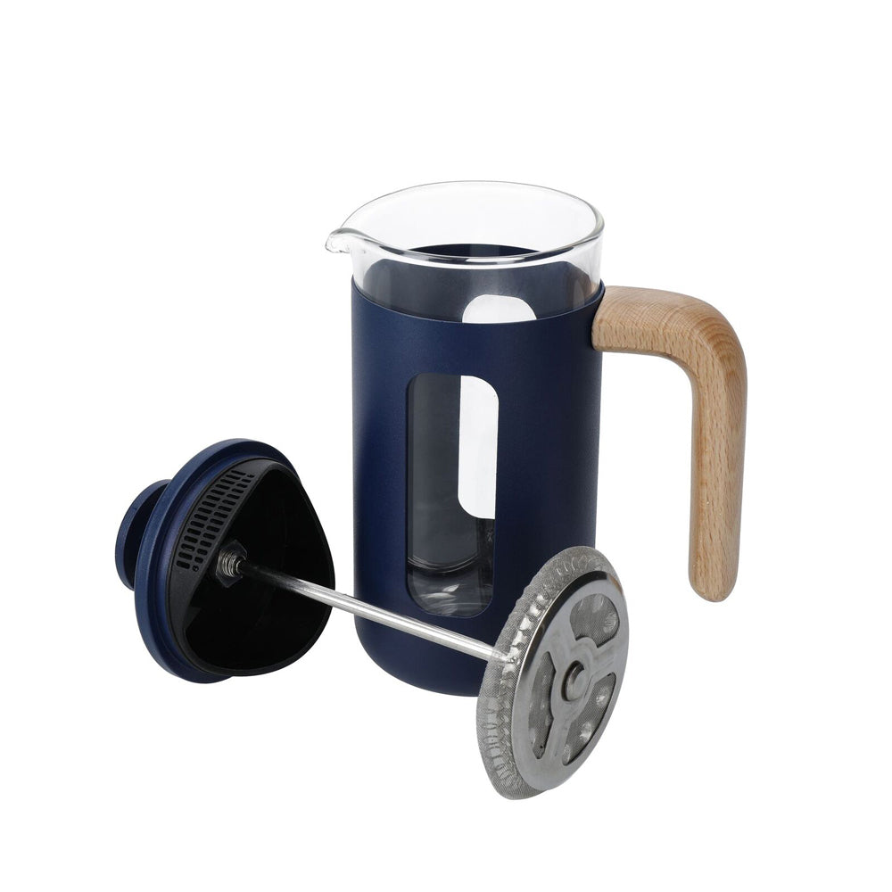 83235-la-cafetiere-pisa-3-cup-350ml-stainless-steel-glass-french-press-navy
