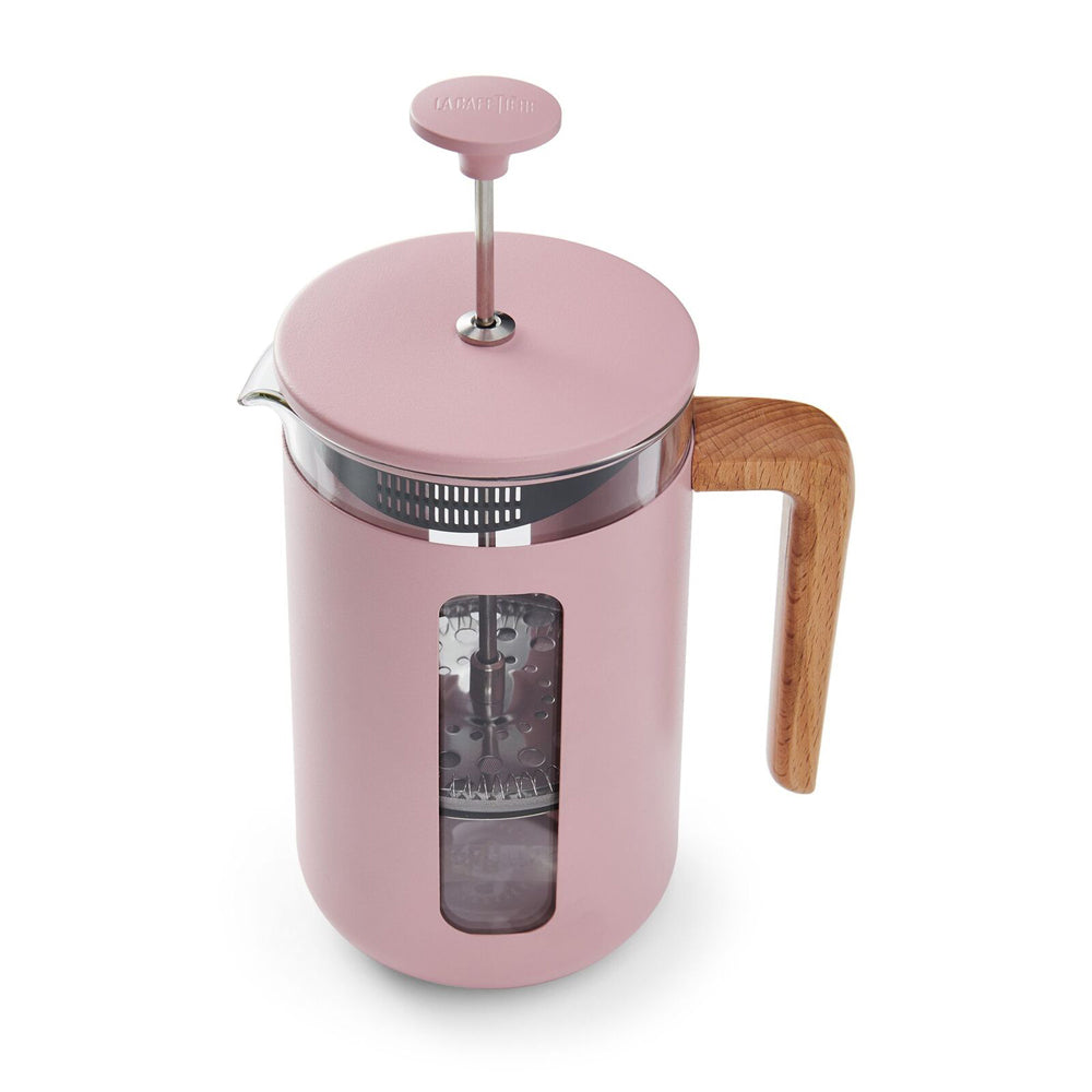 83246-la-cafetiere-pisa-8-cup-1l-stainless-steel-glass-coffee-french-press-pink