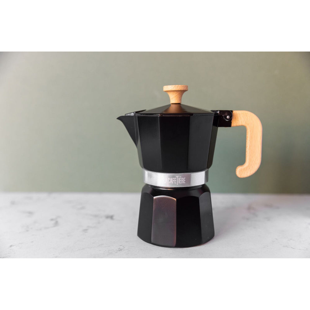 83286-la-cafetiere-venice-6-cup-290ml-espresso-maker-aluminum-coffee-pot-black