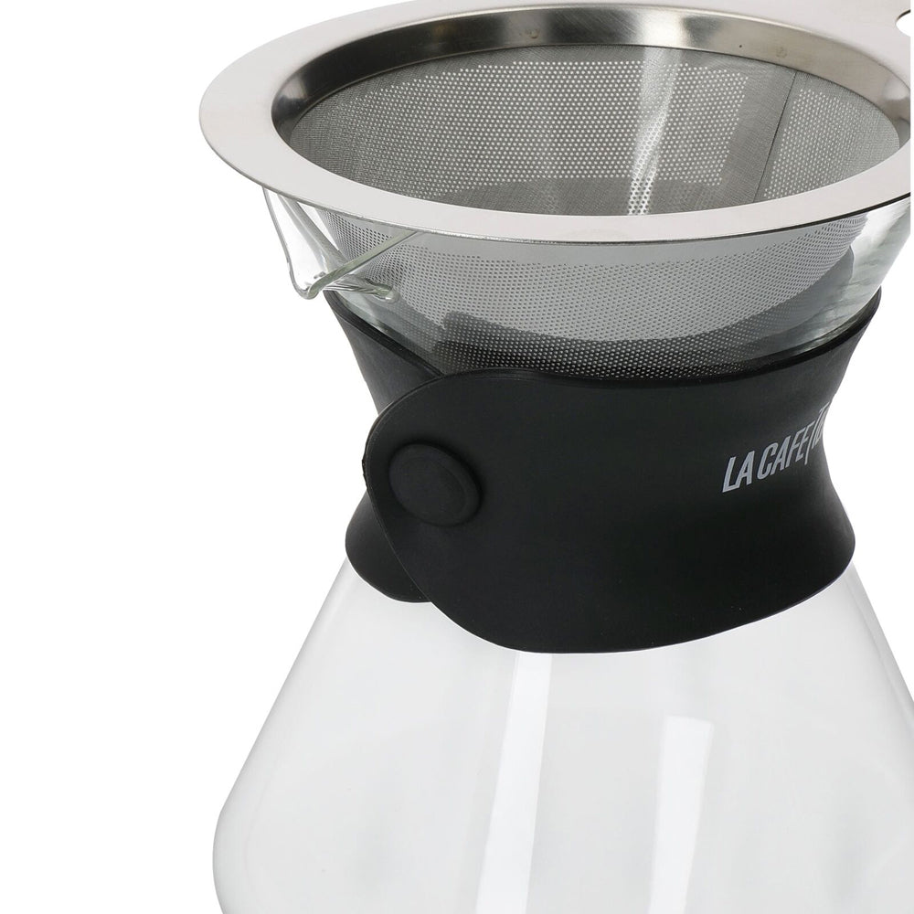 83300-la-cafetiere-15cm-400ml-3-cup-glass-coffee-dripper-carafe-set