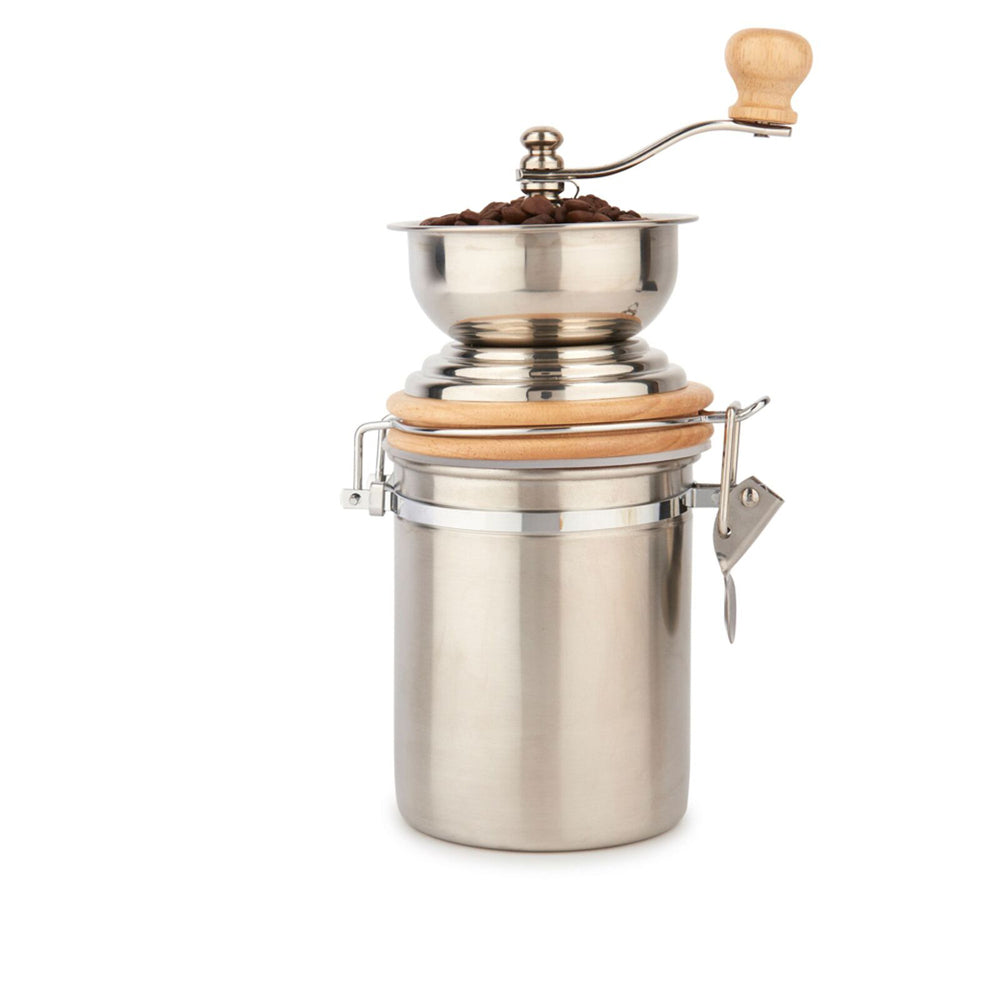 83312-la-cafetiere-25cm-manual-stainless-steel-coffee-grinder-silver