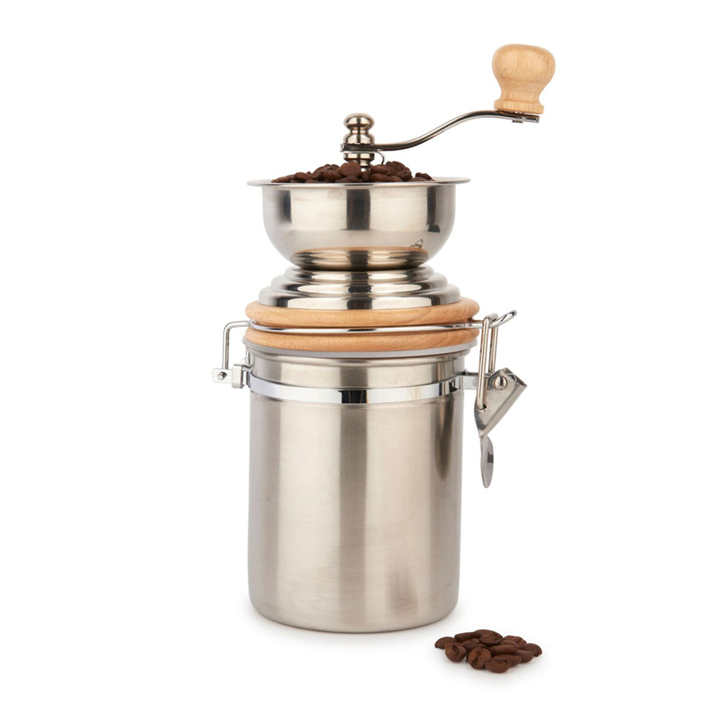 83312-la-cafetiere-25cm-manual-stainless-steel-coffee-grinder-silver