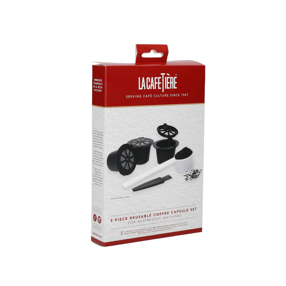83323-3pc-la-cafetiere-11-5cm-reusable-coffee-pods-for-nespresso-machines