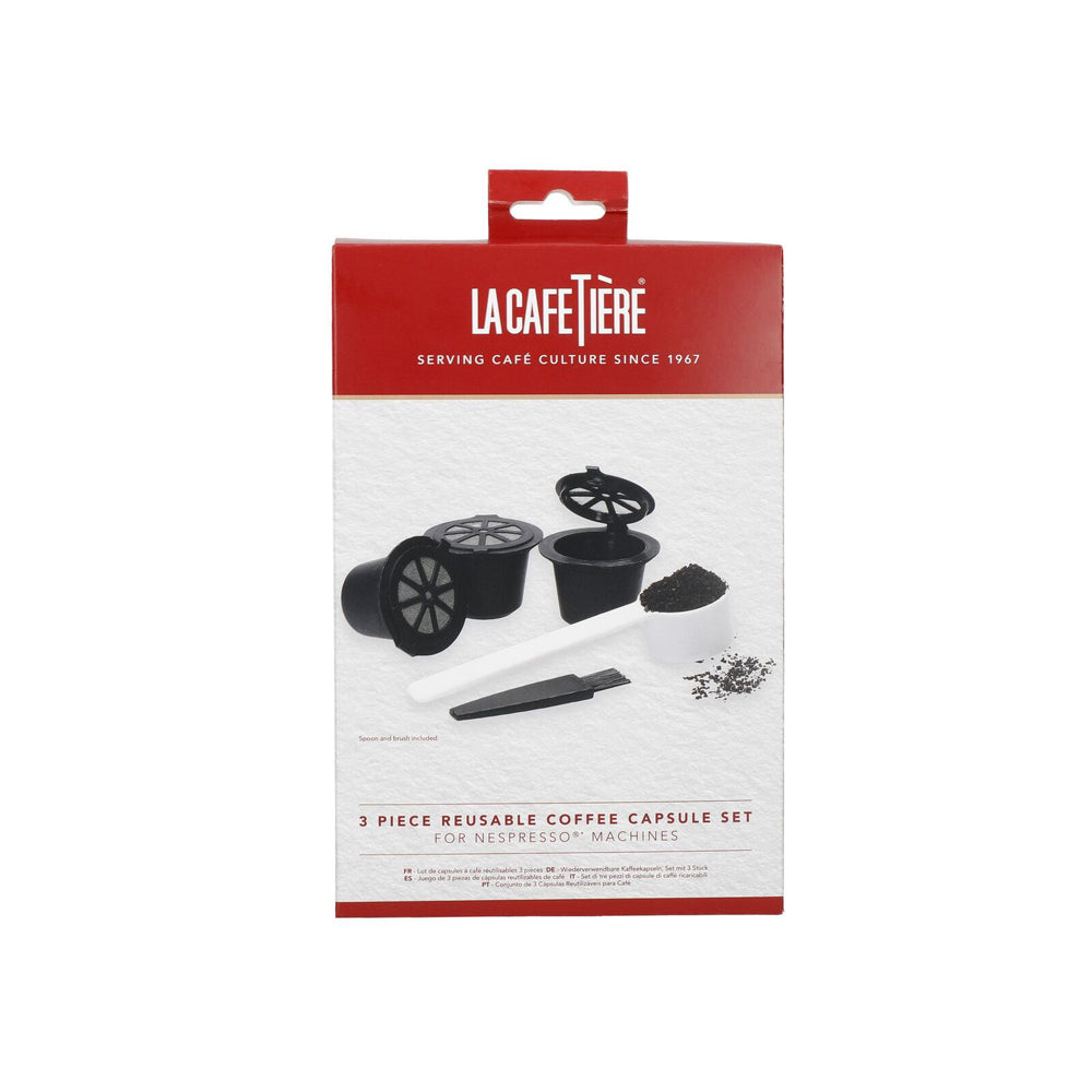 83323-3pc-la-cafetiere-11-5cm-reusable-coffee-pods-for-nespresso-machines