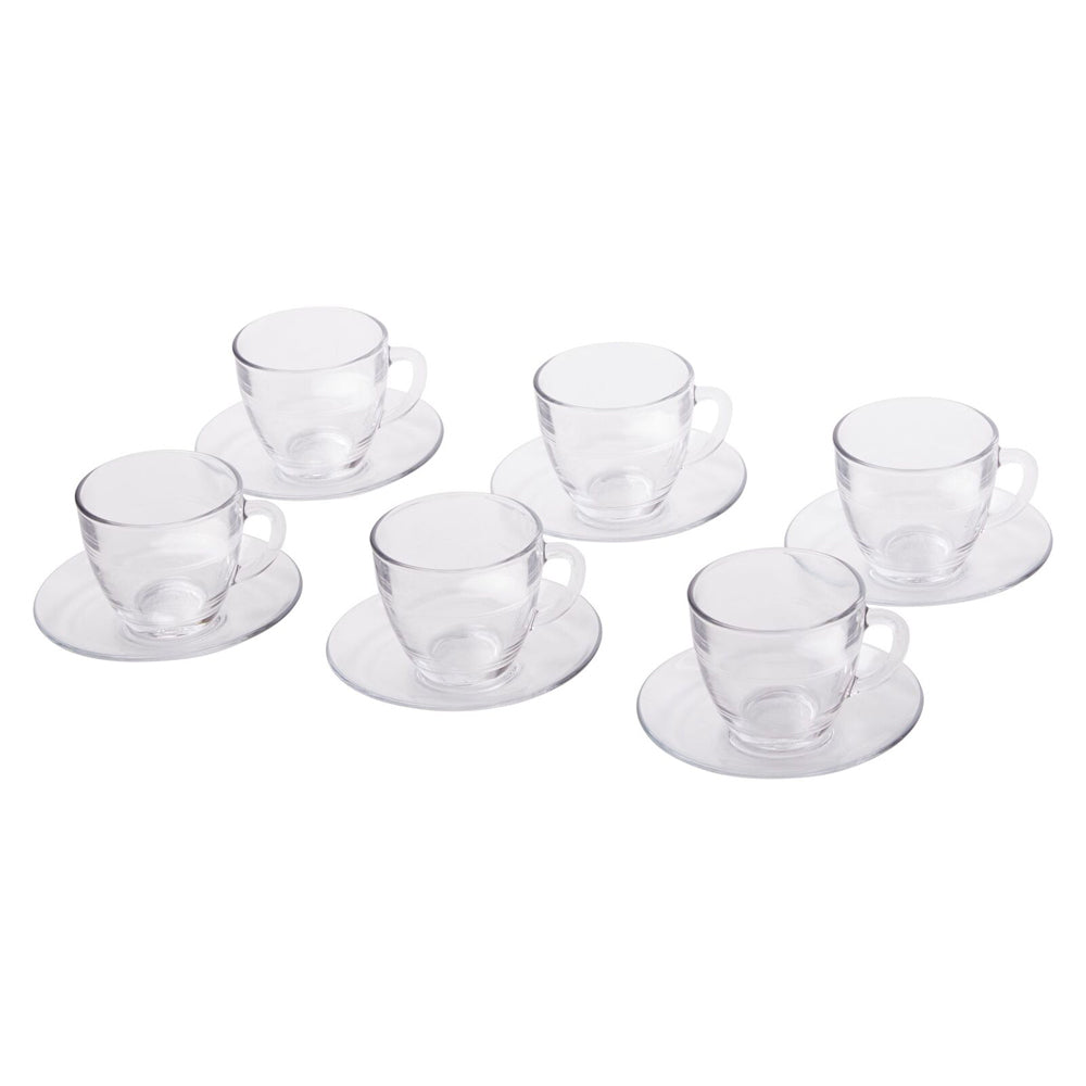 88150-6pc-duralex-gigogne-220ml-tea-cup-saucer-clear