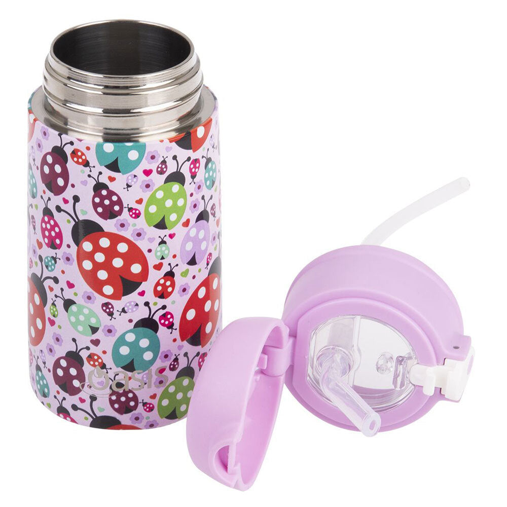 8875-1llb-oasis-400ml-stainless-steel-double-wall-insulated-bottle-lovely-ladybugs