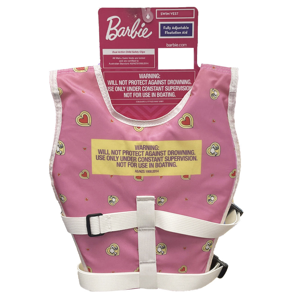 Wahu Barbie Swimming Vest 4-5yr+ M