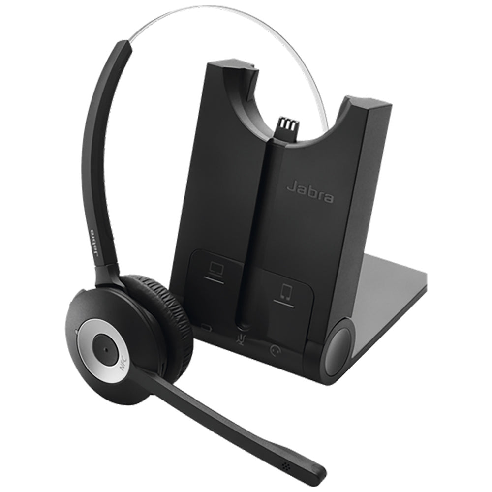 Jabra Wireless Pro 925 UC Mono Bluetooth Headset w/ Base