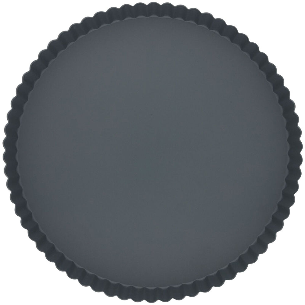 Cuisena 26x3cm Non-Stick Round Tart/Quiche Cake Tin - Grey