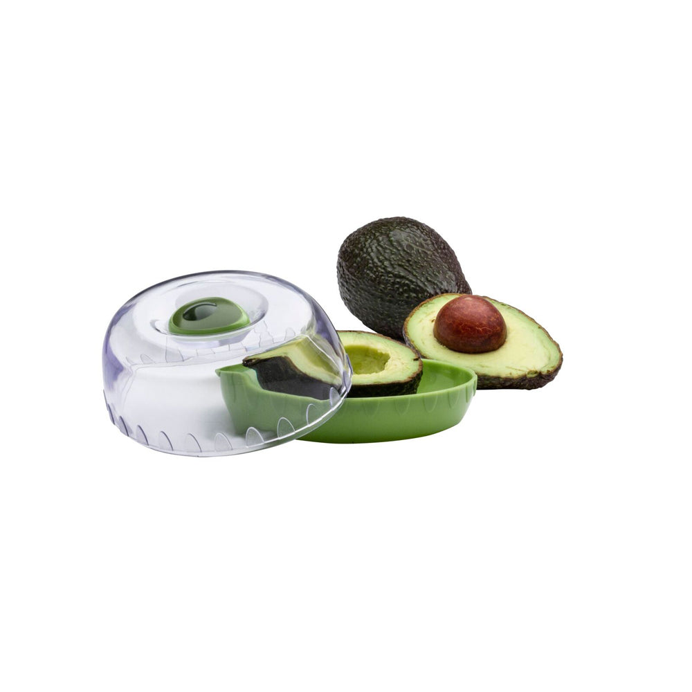 Cuisena 12.5cm Plastic Fresh Avocado Keeper Pod - Green