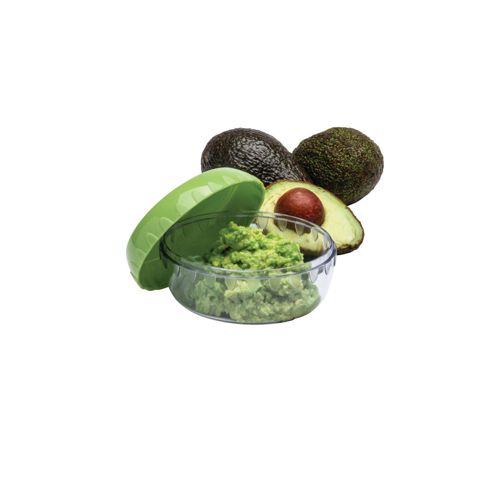 Cuisena 12.5cm Plastic Fresh Avocado Keeper Pod - Green