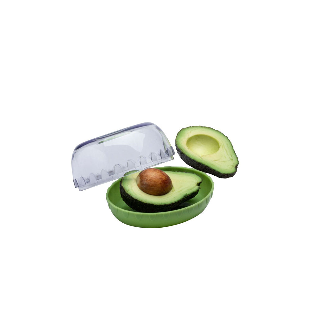 Cuisena 12.5cm Plastic Fresh Avocado Keeper Pod - Green