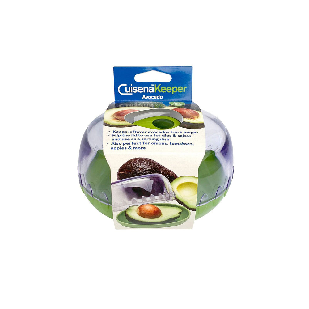 Cuisena 12.5cm Plastic Fresh Avocado Keeper Pod - Green