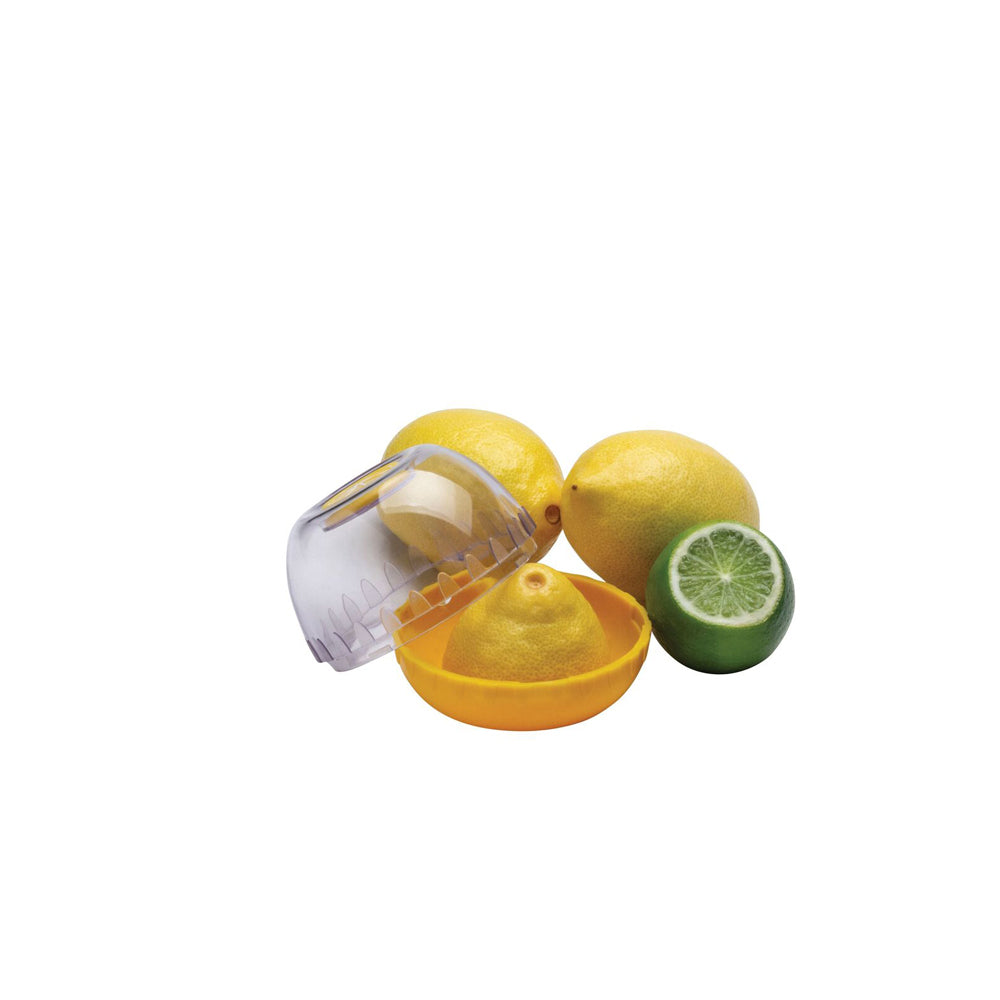 Cuisena 8.5cm Plastic Fresh Citrus Keeper Pod - Yellow