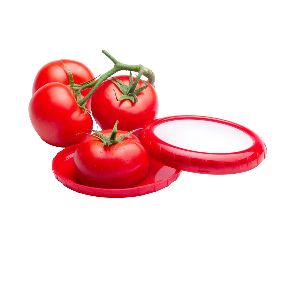 Cuisena 13cm Fresh Fruit/Veggie Keeper Silicone Pod - Red