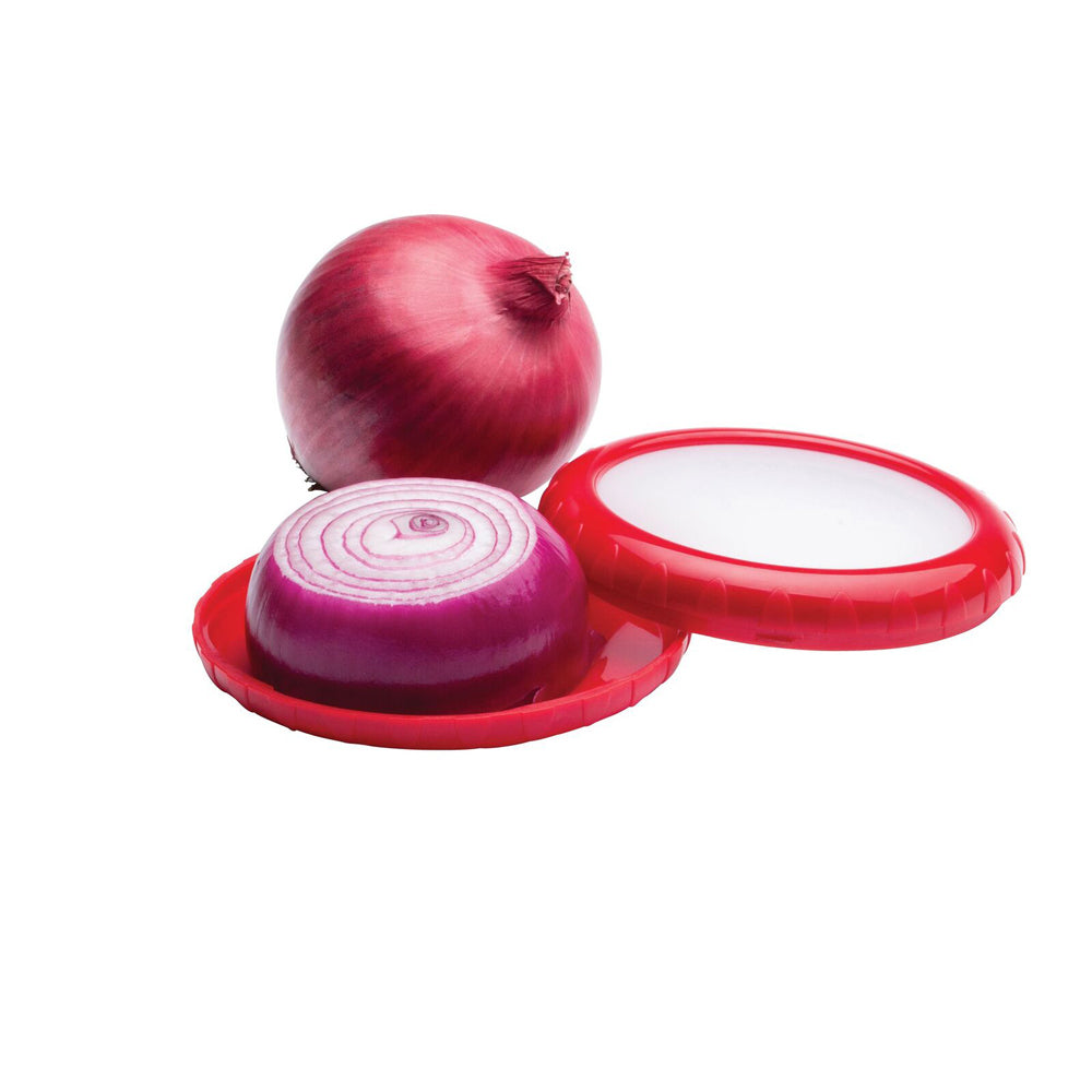 Cuisena 13cm Fresh Fruit/Veggie Keeper Silicone Pod - Red