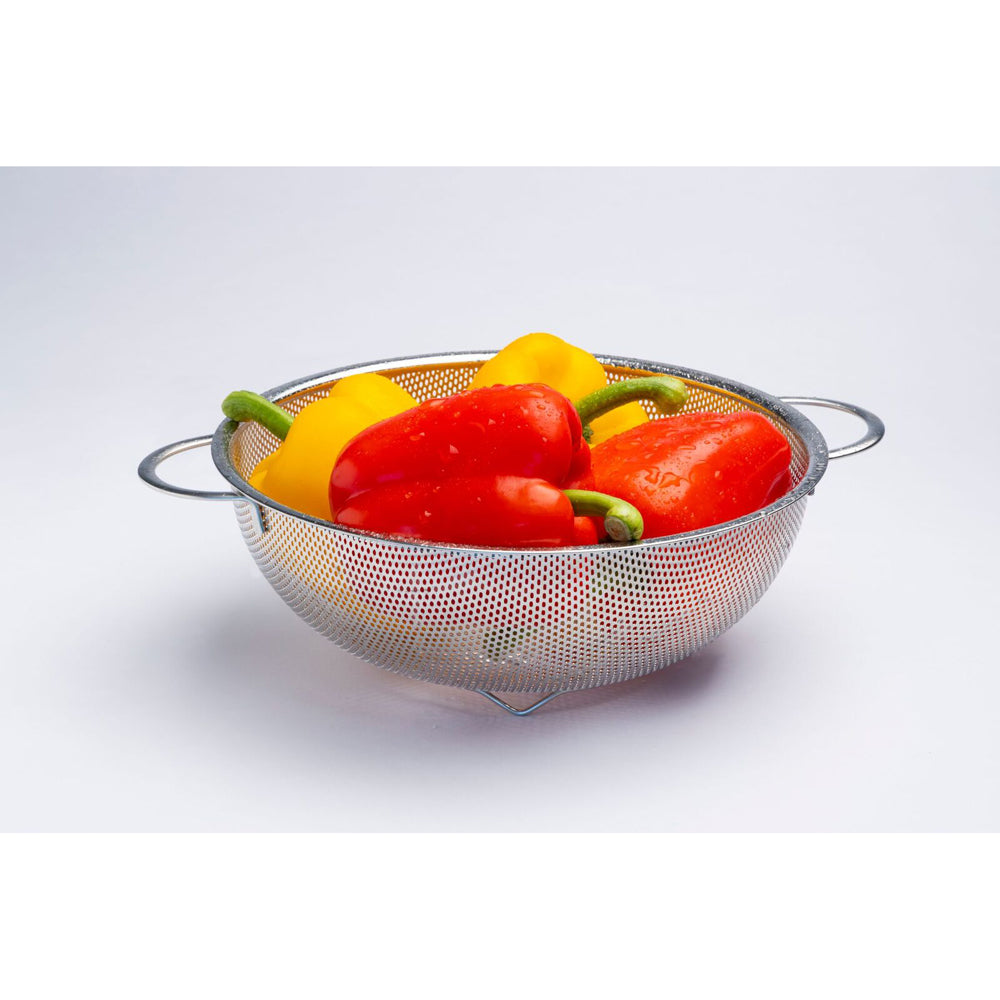 Cuisena Perforated 22cm Stainless Steel Colander w/ Handle - Silver