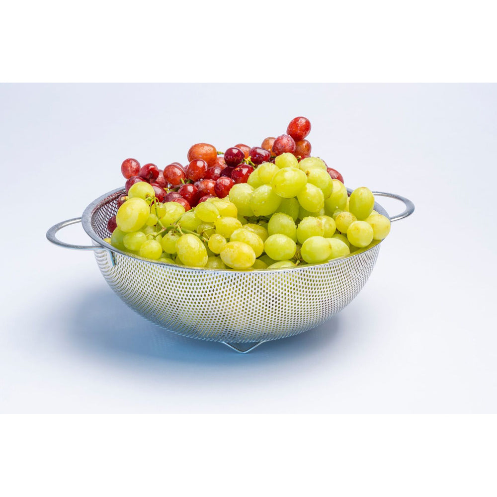 Cuisena Perforated 22cm Stainless Steel Colander w/ Handle - Silver