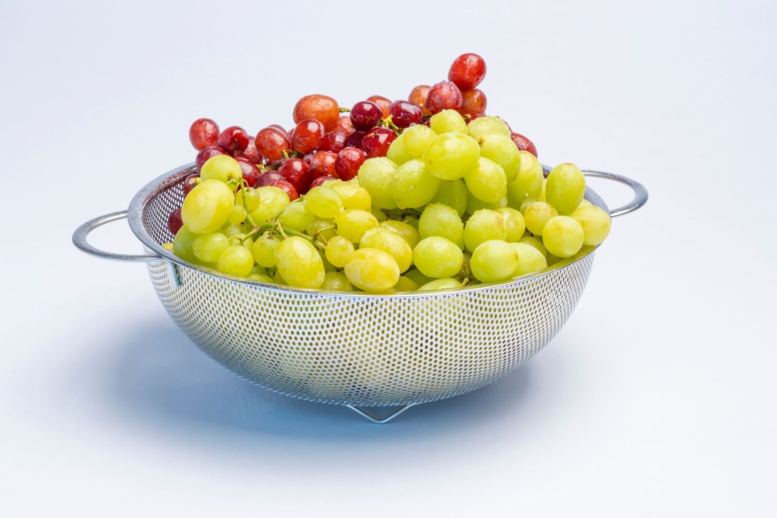 Cuisena Perforated 22cm Stainless Steel Colander w/ Handle - Silver