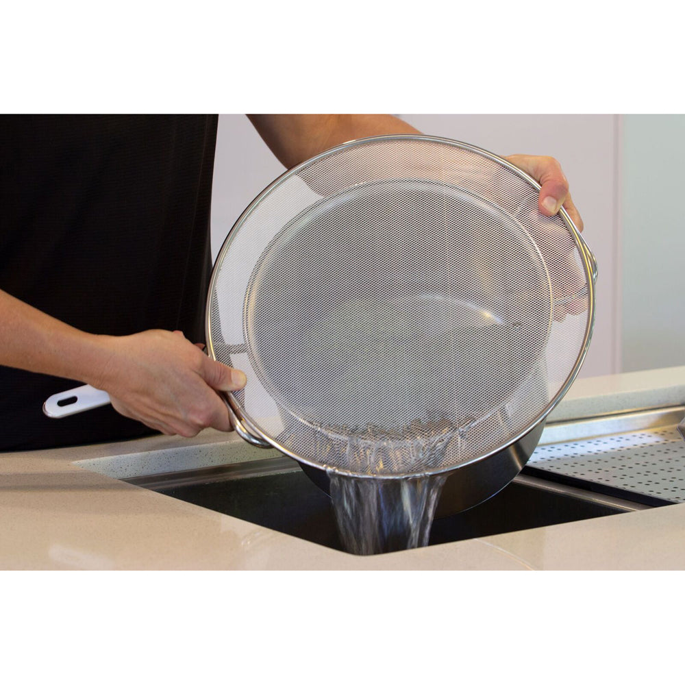 Cuisena 33cm Stainless Steel Splatter Screen Frypan/Pot Cover