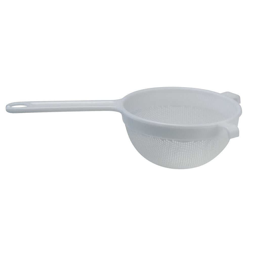 Cuisena 10cm Nylon Mesh Strainer w/ Long Handle - White