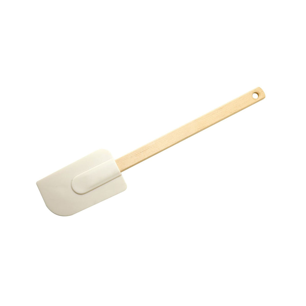 Cuisena 30cm Rubber Spatula w/ Wood Handle Kitchen Cooking Scraper - White