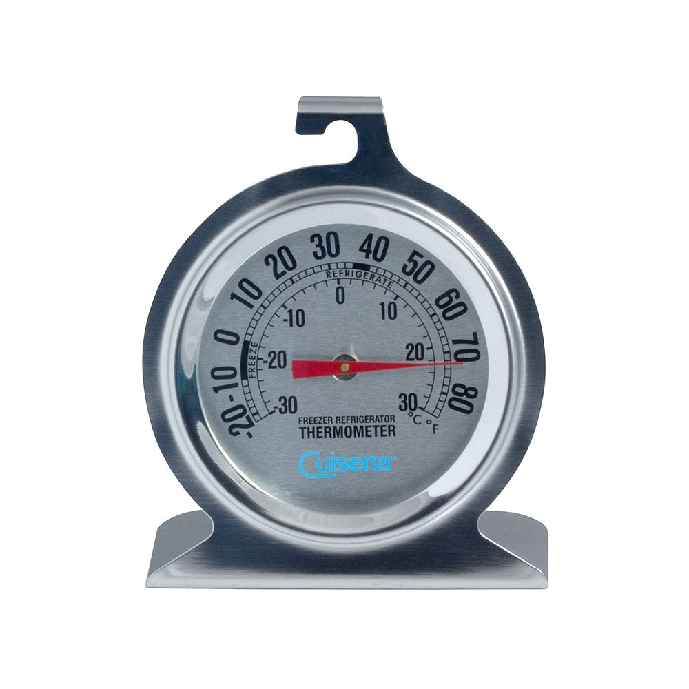 Cuisena Stainless Steel Fridge & Freezer Thermometer - Silver