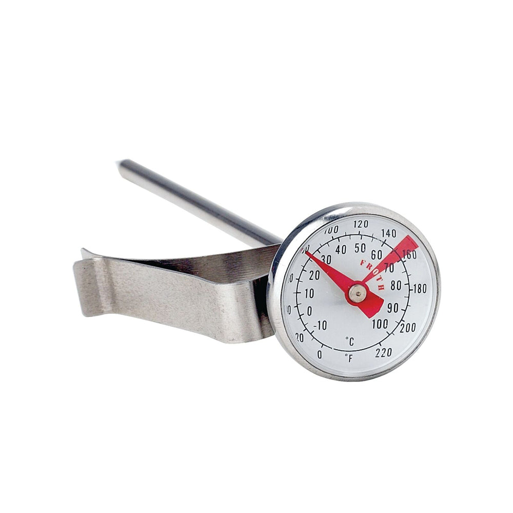 Cuisena Stainless Steel 27mm Dial Milk Thermometer - Silver