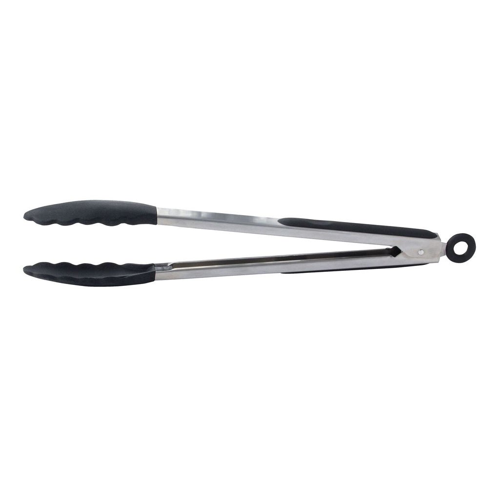 Cuisena 31cm Stainless Steel Locking Tong w/ Silicone Head