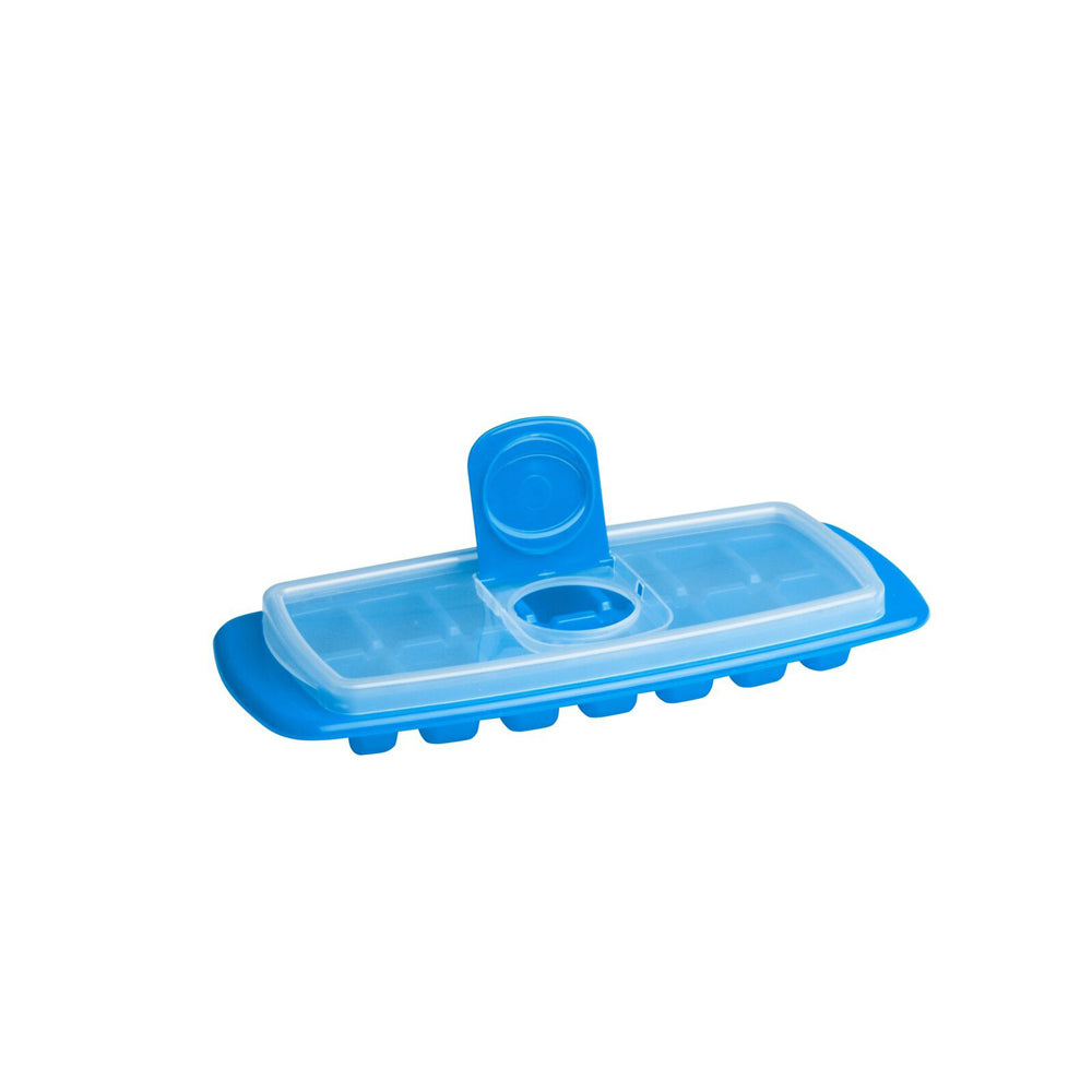Cuisena 30cm Airtight Stackable Ice Cube Tray w/ Lid - Blue
