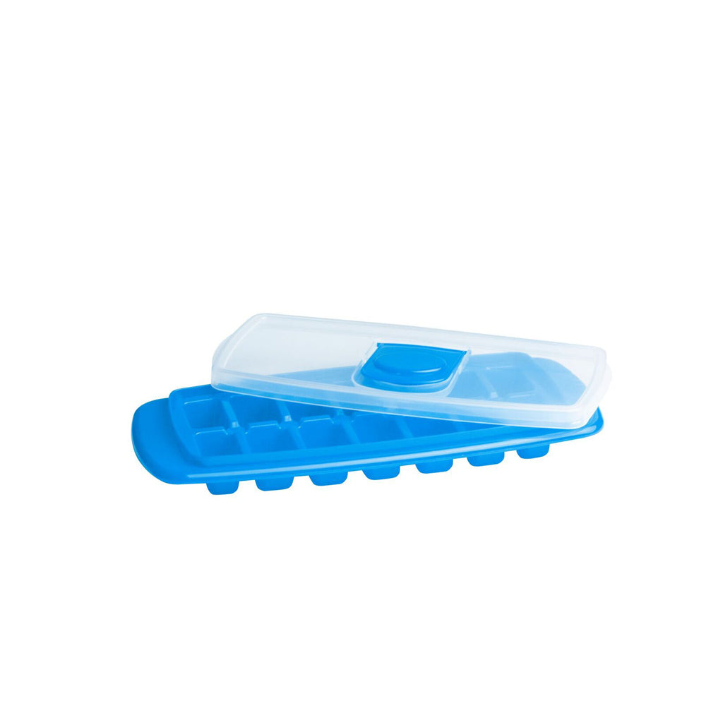 Cuisena 30cm Airtight Stackable Ice Cube Tray w/ Lid - Blue
