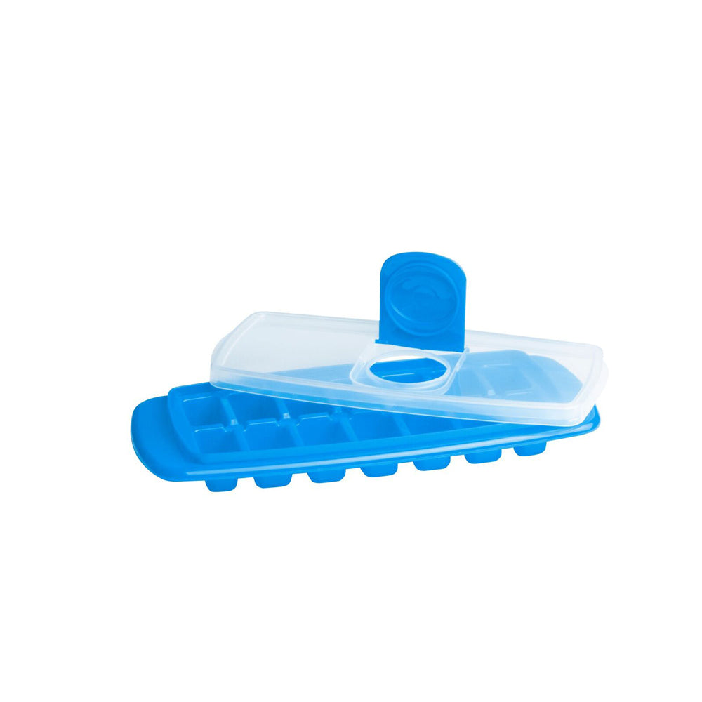 Cuisena 30cm Airtight Stackable Ice Cube Tray w/ Lid - Blue