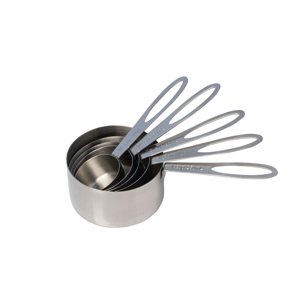 5pc Cuisena Stainless Steel Measuring Cups Baking Utensil Set