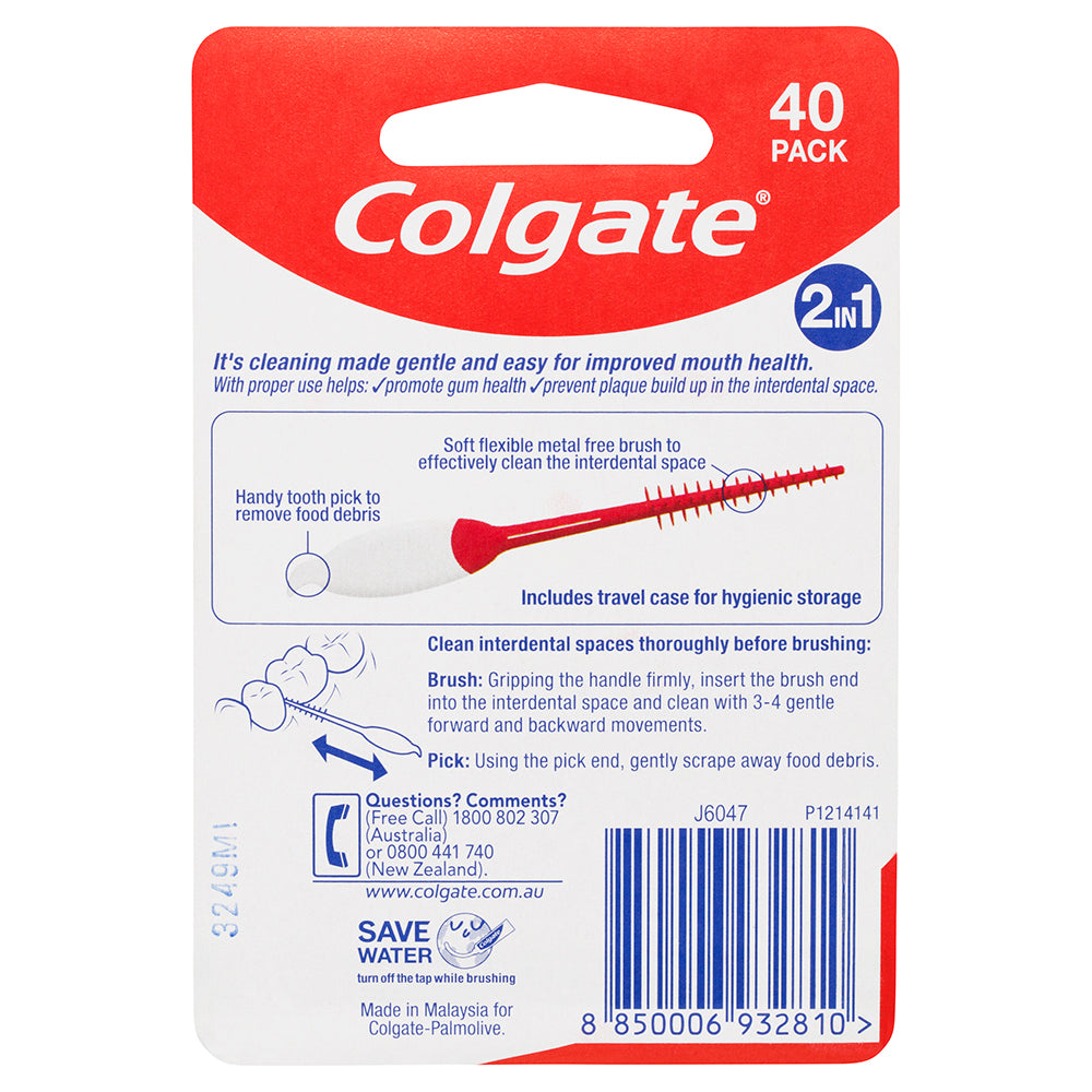 40PK Colgate Soft Interdental Pick