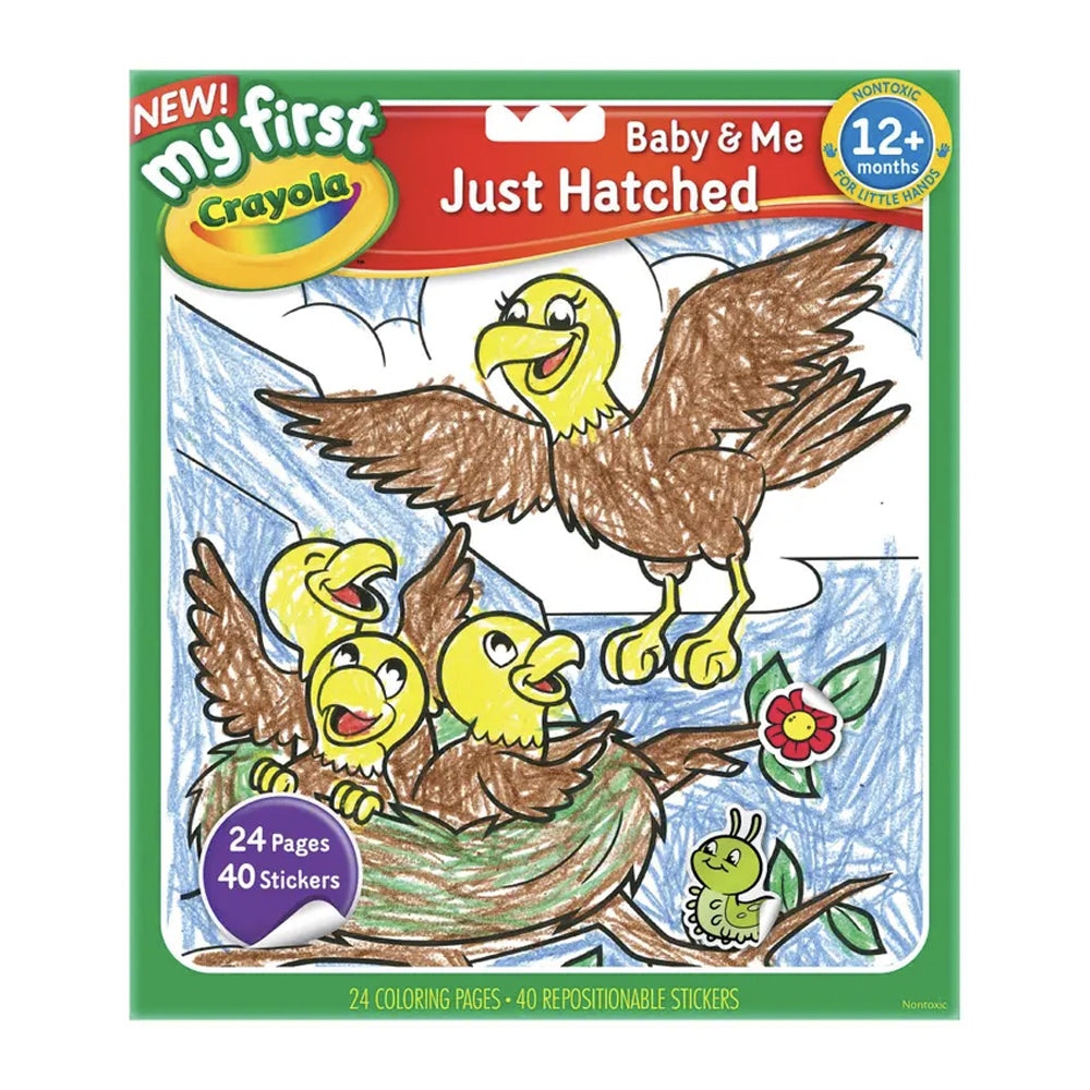 81-1353-my-first-crayola-24-page-baby-and-me-sticker-book-just-hatched-12m